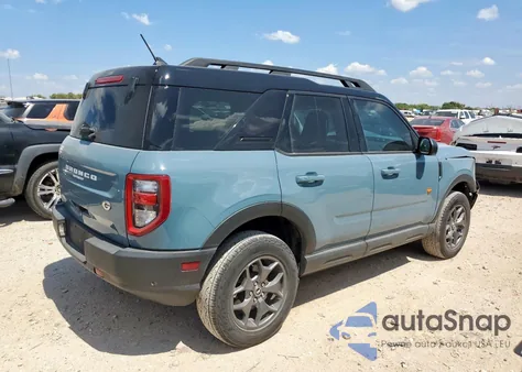 2022 Ford Bronco Sport Badlands из США, поврежденный, VIN 3FMCR9D91NRE10938